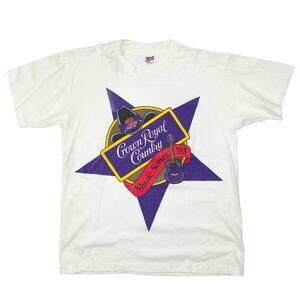 Vintage Single Stitch Crown Royal Country Music '93 T Shirt - Adult L